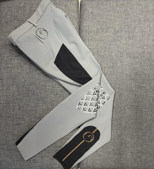 Vestrum Ichia knee grip ladies riding breeches Grigio Medio