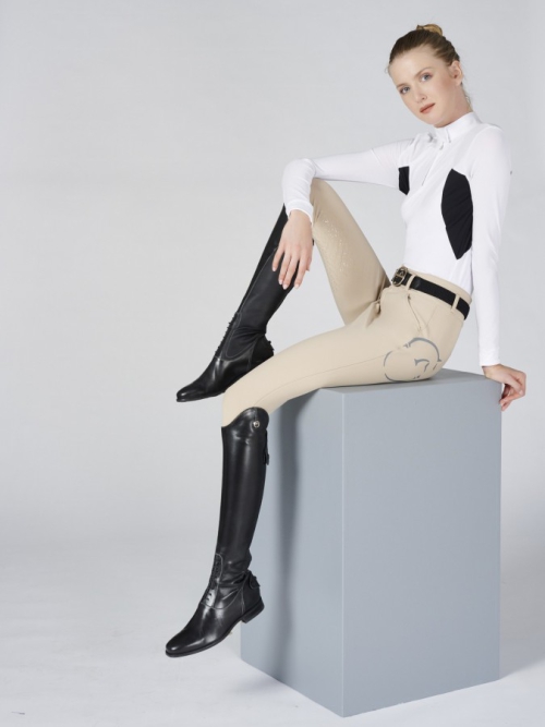 Vestrum Molveno full grip dames rijbroek Vaniglia